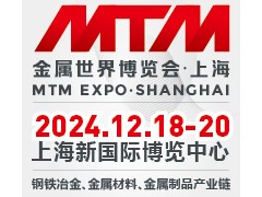 2024金属世界博览会 · 上海 MTM 2024第二十五届上海国际冶金工业展览会